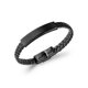 thumbnail image 1 of Pulsera de cuero trenzado para hombre de acero de titanio, 1 of 5