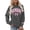 Gray, variant on Embroidered Senior Sweatshirt Class of 2027, Senior Graduation Back to School Gifts Long Sleeve Cute Tops Oversized Pullover Fall Outfits