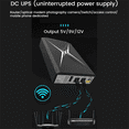 thumbnail image 6 of 10400MAh DC UPS Uninterrupted Supply Router 9V 12V 18W Battery Backup Mini UPS USB Wifi Router for CCTV Power Supply, 6 of 8