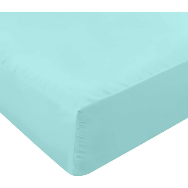 Sábana bajera Utopia Bedding Queen Spa de microfibra, color azul