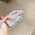 thumbnail image 6 of Cute Cartoon Astronaut Clear Soft Phone Case Compatible with iPhone Case (Purple,iPhone 14), 6 of 6