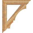 thumbnail image 3 of Ekena Millwork 6"W x 38"D x 44"H Balboa Traditional Rough Sawn Bracket, Western Red Cedar, 3 of 4
