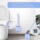 thumbnail image 3 of Toilet Brush and Holder Set for Bathroom, Deep-Cleaning Silicone Toilet Bowl Brush, 3 of 4