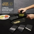thumbnail image 3 of Thyme & Table 7-Piece Mandolin Slicer Set with 4 Stainless Steel Blades, 3 of 10