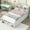 White, variant on Full Size Platform Bed with Storage Headboar, Wood Captain Platform Bed Frame with 6 Drawers and Bed End Storage Case for Bedroom, No Box Spring Needed (White)