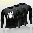 thumbnail image 2 of LNGOOR T-shirt de Sport à Manches Longues pour Enfants, Compression, Séchage Rapide, Course, Gym, Entraînement Physique, Rashgard, Collants, 2 of 7
