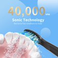 thumbnail image 5 of Cepillo de dientes eléctrico Xiaomi Sonic Choice Dental Care Limpieza profunda de dientes 360 días en espera 5 modos Temporizador de 2 minutos Portátil para viajes, 5 of 5