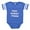 Royal Blue, variant on CafePress - Tiny Quest Items - Cute Infant Baby Football Bodysuit