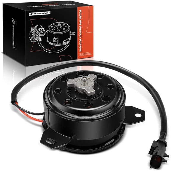 A-Premium Radiator Fan Motor Compatible with Jeep WJ Series Grand Cherokee 1999-2000, WJ Series Grand Cherokee 2001-2004 4.0L, Replace# 9144545, 19188934