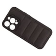 thumbnail image 4 of Funda para teléfono con diseño de chaquetas de plumas negras, piel sintética, suave, protectora para iPhone 14 Pro, 4 of 13