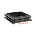 thumbnail image 2 of 8 Pcs 100mmx100mm(3.94inch) Plastic Tubing Plug Square Post End Caps for Handrail Stair Newel Guardrail Tube Black, 2 of 3