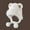 White, variant on Women Winter Plush Bear Ear Hat Thick Warm Knit Cap Cute Oversize Ear Protection