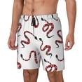 thumbnail image 2 of Fotbe Red Snake Men’s Swim Trunks Quick Dry Swim Shorts Board Shorts with Mesh Lining-Large, 2 of 9