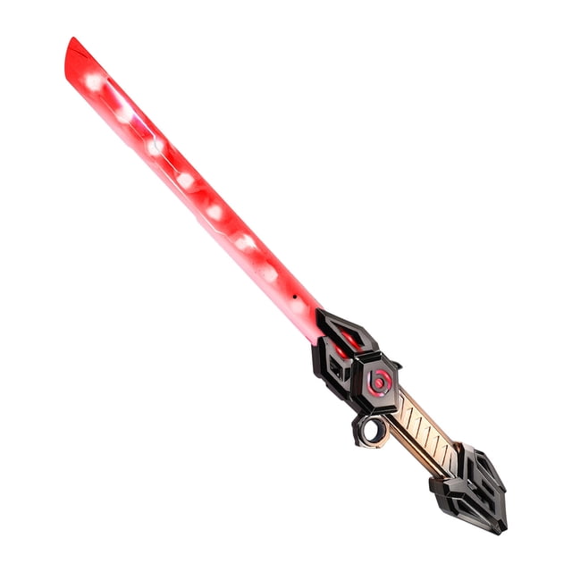 Sables de luz para niños, sable retráctil iluminado con efectos de sonido, espadas recargables de 4 modos, regalo, disfraz de fiesta para niños y niñas de Star Galaxy War Fighters & Warriors (rojo)