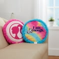 thumbnail image 4 of Barbie Kids Fur Get It Round Fur Pillow, Mattel, 4 of 5