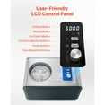 thumbnail image 4 of KFFKFF Automatic Ice Cream Maker with Built-in Compressor, 1.5 Quart No Pre-freezing Gelato Maker, Electric Sorbet-Maker, 3 Modes Compressor Ice Cream Machine for Home Kitchen, 4 of 9
