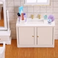 thumbnail image 6 of Joernso 15-Piece Mini Bathroom Accessories Set Dollhouse Miniature Toiletries Simulated Mini Bathtub Washbasin Ornament for Doll House Bathroom, 6 of 7