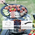 thumbnail image 4 of Portable Stainless Steel Tabletop BBQ Grill 13.7 Inches for Korean BBQ Indoor Outdoor Camping, 4 of 5