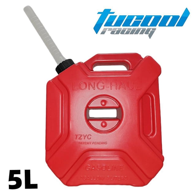 5l Litre Mount Motorcycle Spare Fuel Tank Jerry Cans Plastic Car Petrol Tanks Jerrycan Oil Container Backup Oil Can