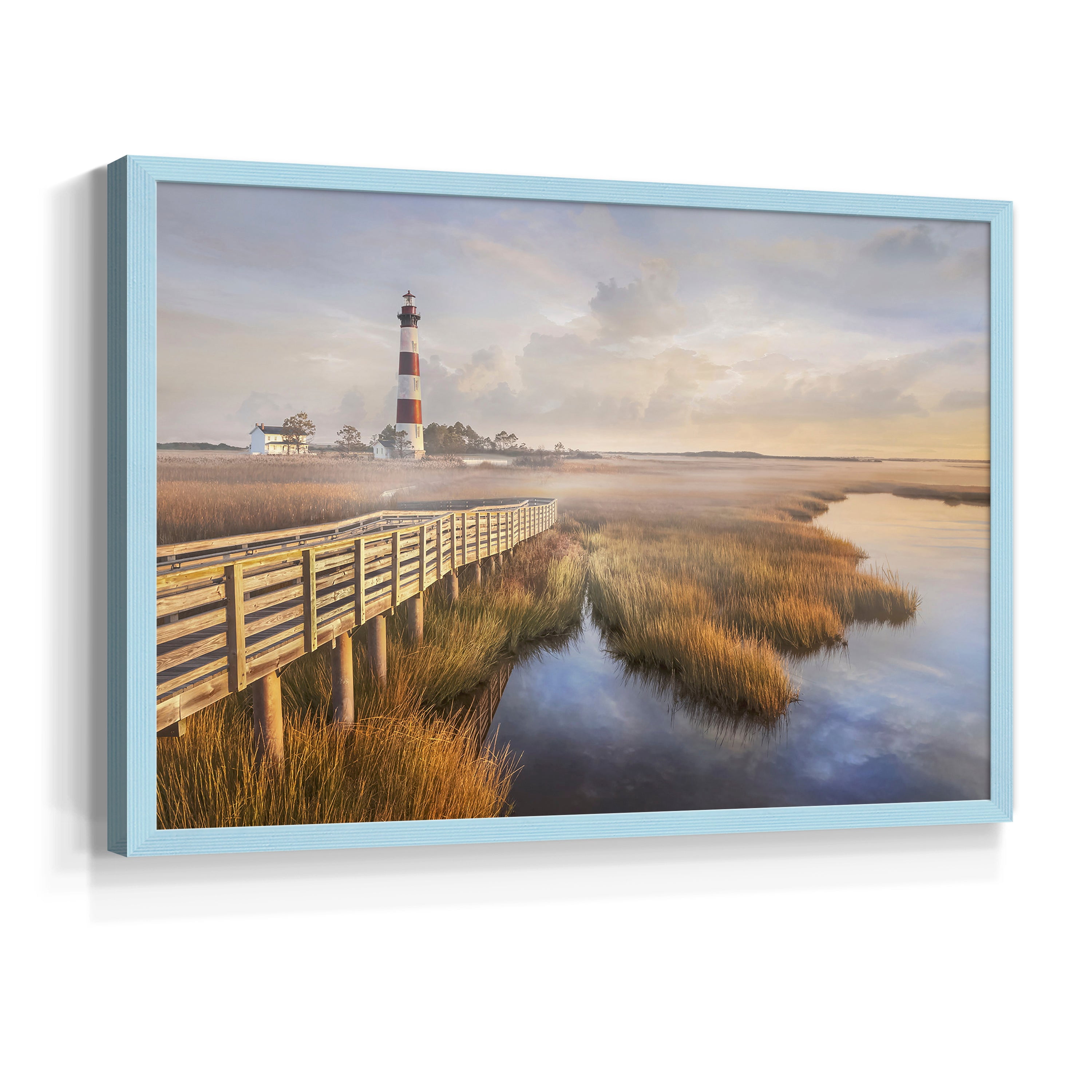 Private Path II by Mike Calascibetta - Restickable Framed Giclée Print