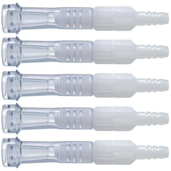 JWYN 5pk Oxygen Tubing Male-Female Salter Style Swivel Connector