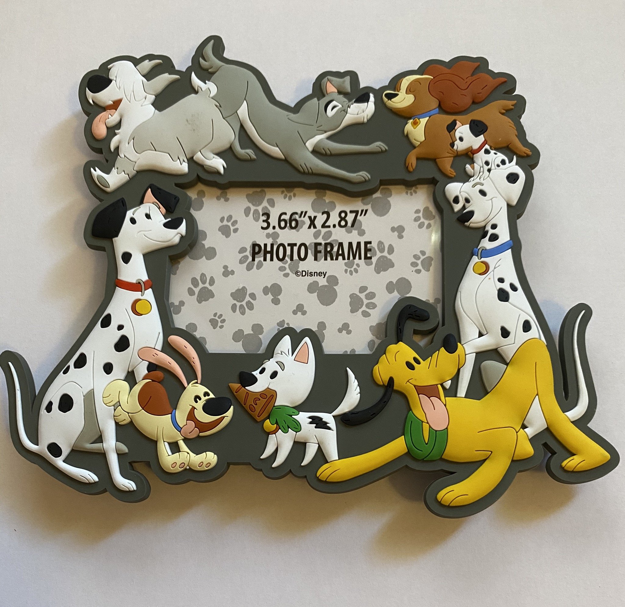 Disney Parks Dogs Dalmatians Lady Tramp Pluto Photo Frame Magnet New ...