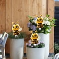 thumbnail image 4 of Kadlawus Under $5 ! Bee Garden Stake Outdoor Yard Decoration Metal Insect Figurine For Lawn Flower Bed Patio Decor Whimsical Accent Piece, 4 of 5