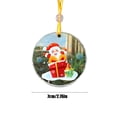 thumbnail image 3 of Letreros navideños de resina Ywbawe Holiday, elegantes decoraciones festivas, letreros navideños para colgar en la pared para el hogar o la oficina, decoración navideña cálida, ofertas de liquidación, 3 of 6
