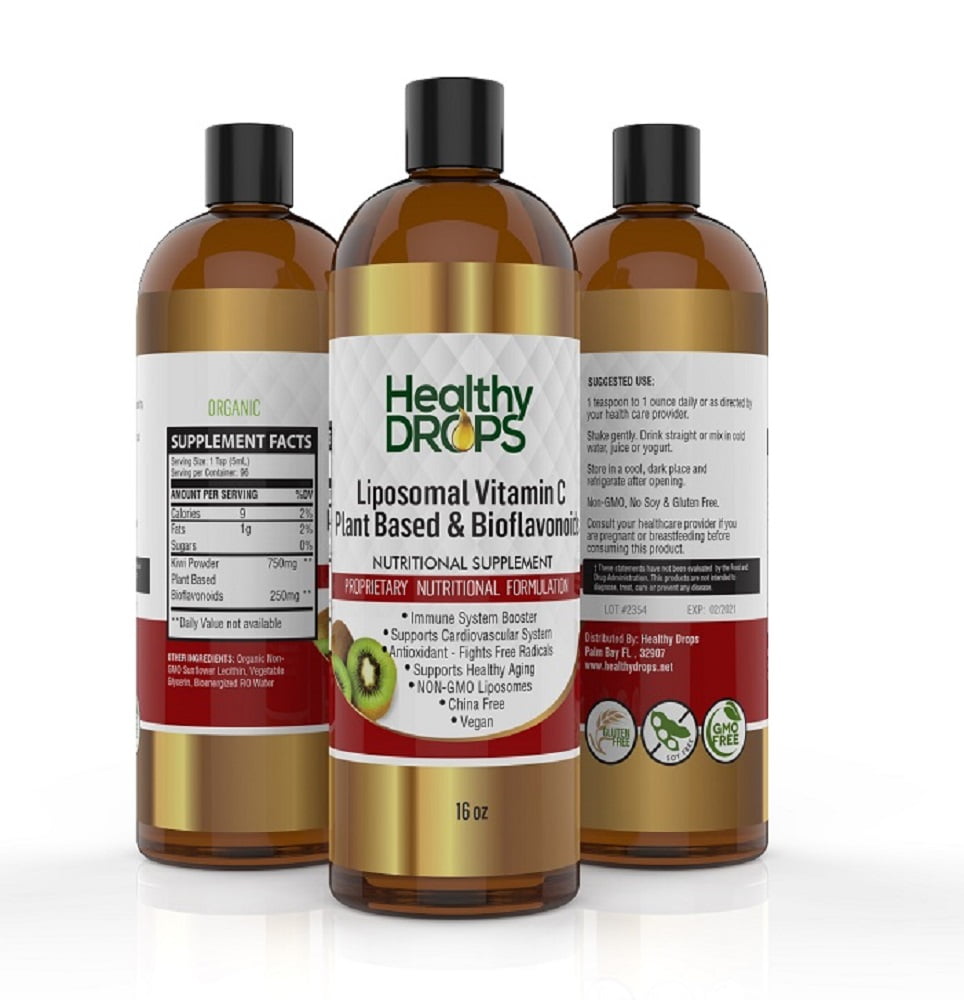 Liposomal Vitamin C With Bioflavonoids Plant Based 4 oz