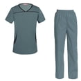 thumbnail image 1 of Women's Scrubs Set Scrub Top and Pants Scrubs Set, 1 of 3