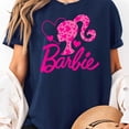 thumbnail image 2 of Barbie Black Heart Logo Crew Neck T-Shirt - Classic Fit, Short Sleeve Unisex, Sizes S-5XL - Gategoo, 2 of 5