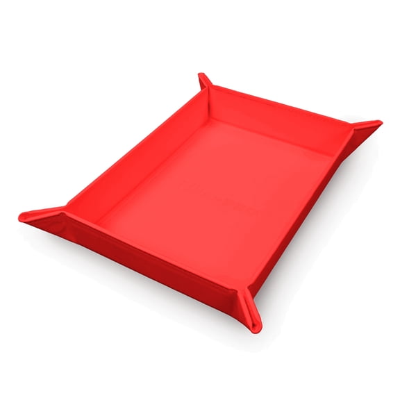 Vivid Magnetic Folding Dice Tray - Red