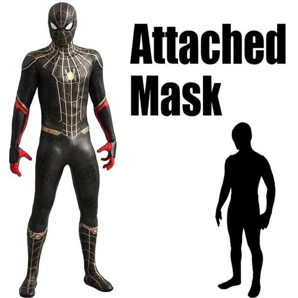 Disfraz de Halloween para adultos y niños, traje de superhéroe de Spiderman, mono completo de segunda piel Zentai, mono de fiesta para hombres Fivean unisex