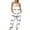 White, variant on IROINNID Sleeveless Suspender Jumpsuit For Women Loose Baggy Pocket Jumpsuit Overalls Sling Jumpsuit