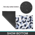 thumbnail image 6 of Blue and Dark Blue Leopard Pattern Kitchen Rugs Sets Of 2,Anti Fatigue Kitchen Mat Rugs Non Slip Washable,Decorative Kitchen Floor Mats for Kitchen,Sink,Laundry,17"x30"+17"x47", 6 of 7