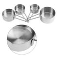 thumbnail image 4 of 8pcs set Stainless Steel Measuring Cups&Spoons Kit Sugar Coffee Milk Kitchen Gadget Baking Tool, 4 of 11