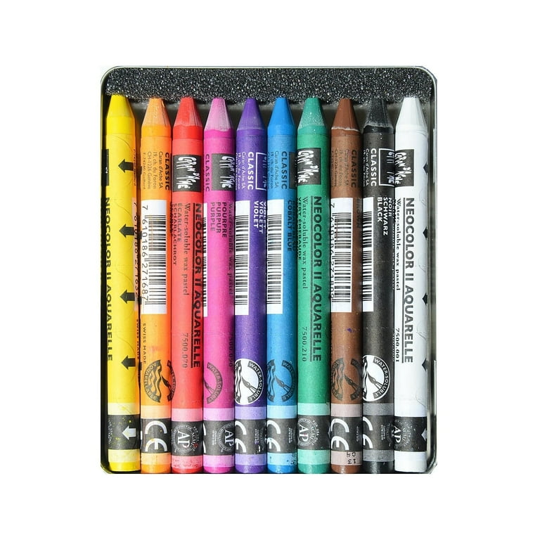 Caran d'Ache, Neocolor II Crayons, 15 Colors - Walmart.com