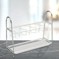 thumbnail image 1 of Elodie Water Bottle Storage Holder Tumbler with Handle Rack Cupboard Compartment Carbon white, 1 of 8