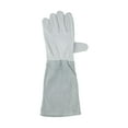 thumbnail image 6 of M/L/Xl Cowhide Gardening Flower Pruning Long Sleeved Protective Gloves White M, 6 of 9