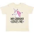 thumbnail image 3 of Inktastic My Granny Loves Me Unicorn Girls Toddler T-Shirt, 3 of 5
