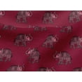 thumbnail image 4 of oneOone Viscose Jersey Fabric Elephant Block Print Sewing Fabric BTY 60 Inch Wide, 4 of 5