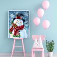 thumbnail image 3 of Cuadros Decorativos DIY resina diamante pintura muñeco de nieve mosaico imagen Kit diamante bordado arte Likrtyny embutido en tela, 3 of 9