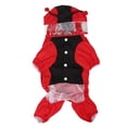 thumbnail image 1 of Dog Raincoat Double Layer Breathable Lightweight Waterproof Reflective Dog Rain Jacket for Daily Walking Running M, 1 of 14