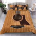 thumbnail image 2 of Wood Guitar V2 All over printed Bedding Set, 2 of 6