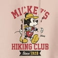 thumbnail image 3 of Disney - Mickey & Friends - Mickey's Hiking Club - Since 1928 - Juniors Cropped Pullover Hoodie, 3 of 5