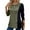 Army Green, variant on Fouhkni Womens Long Sleeve Shirts Crewneck Color Block Side Buttons Tunic Tops Fall Fashion Sweaters