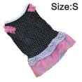 thumbnail image 2 of Collar de perro con lazo Traje de perro con estampado de leopardo y lunares Disfraz de perro Disfraz de perro, 2 of 5