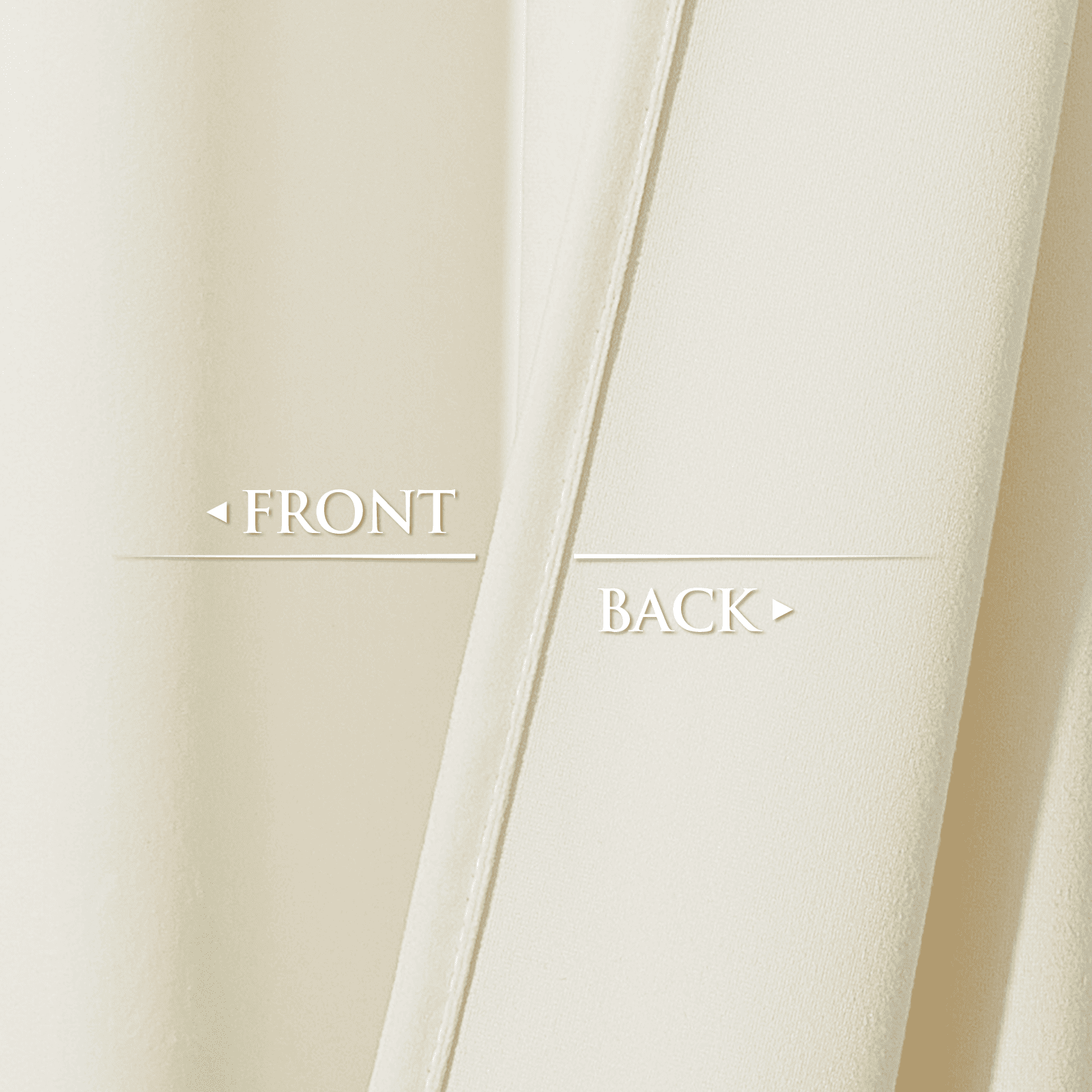 StangH Cream White Velvet Curtains 84 inches - Grommet Thick Plush Velvet Curtain Panels Room Darkening Window Drapes for Nursery/Kids Bedroom Decor, Ivory, W52 x L84, 2 Panels