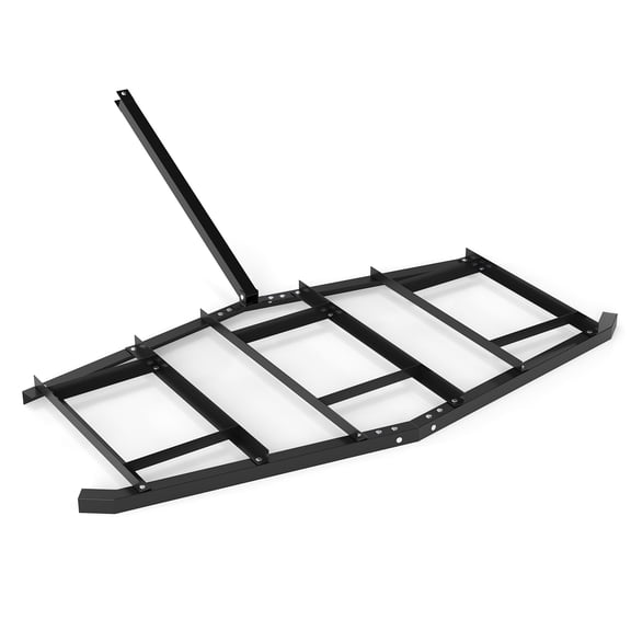 Gymax 84'' Wide Driveway Drag Tow-Behind Leveling Rake w/Reinforced Bars for ATV/UTV