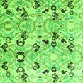 thumbnail image 1 of Ahgly Company Indoor Square Oriental Green Modern Area Rugs, 8' Square, 1 of 4